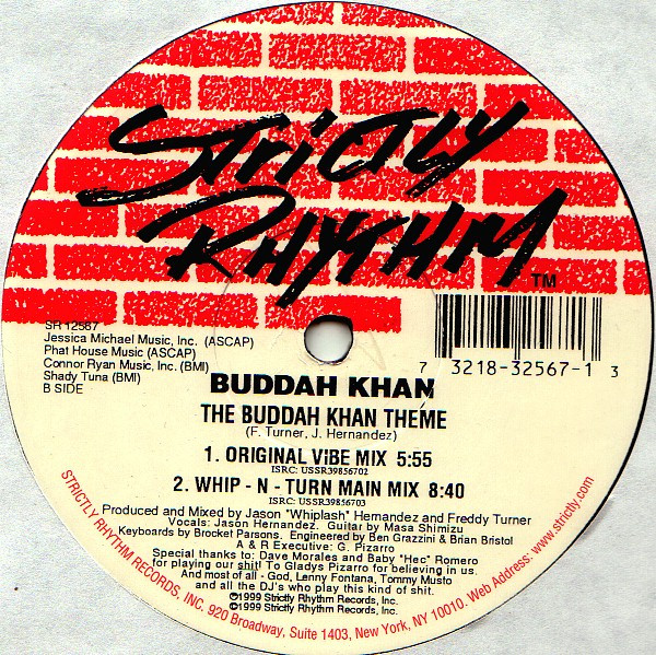 Buddah Khan - The Buddah Khan Theme | Strictly Rhythm (SR 12567) - 3