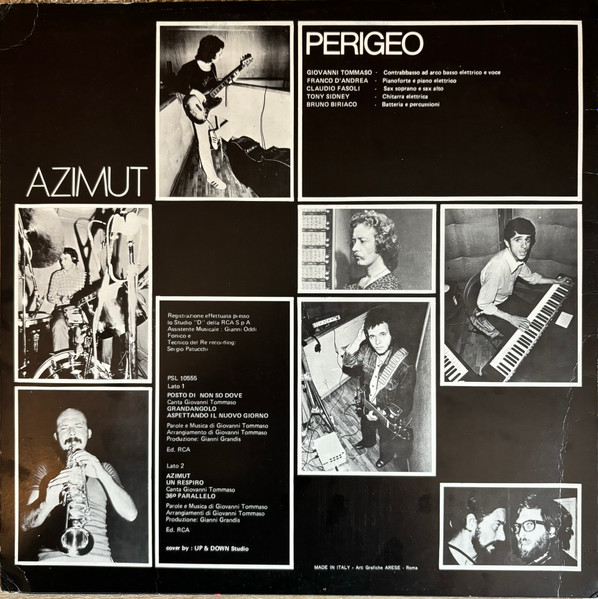 Perigeo - Azimut | RCA Italiana (PSL 10555) - 2