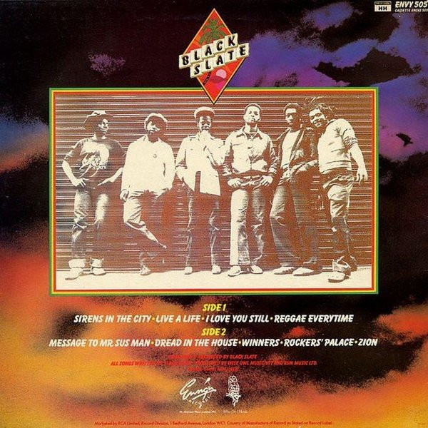 Black Slate - Sirens In The City | Ensign (ENVY 505) - 2 Black Slate - Sirens In The City | Ensign (ENVY 505) - 2