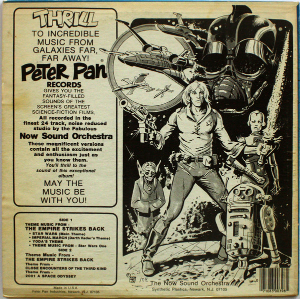The Now Sound Orchestra - Main Title Themes From: The Empire Strikes Back - Star Wars - 2001 Space Odyssey - Close Encounters | Peter Pan Records (1116) - 2