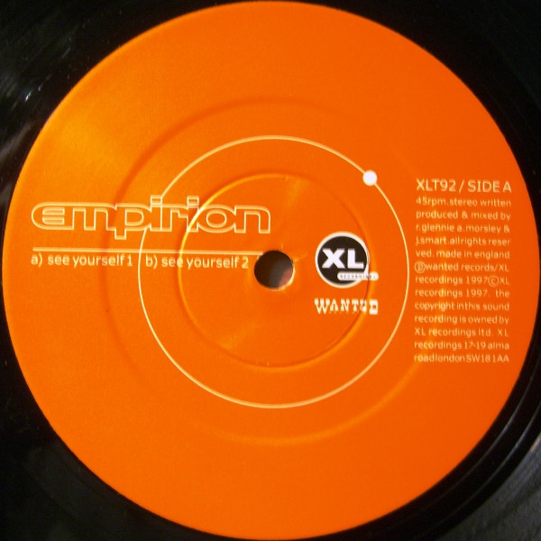 Empirion - See Yourself | XL Recordings (XLT92)