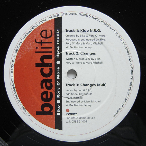 Beachlife - Klub N.R.G. | Kool World Records (KWR02) - main