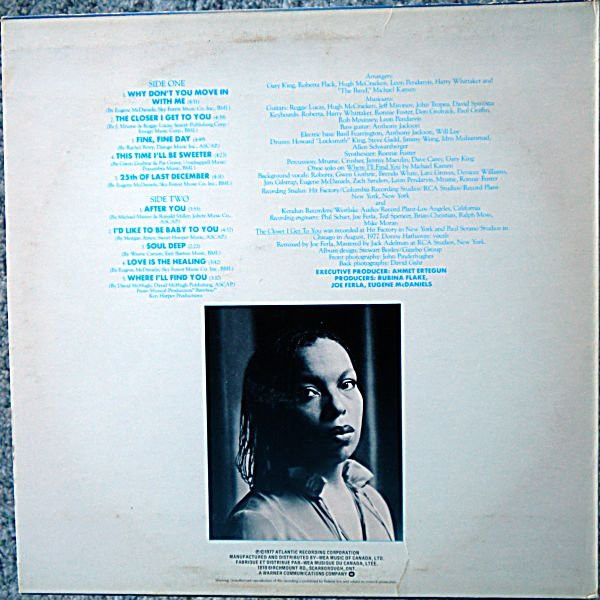 Roberta Flack - Blue Lights In The Basement | Atlantic (KSD 19149) - 2