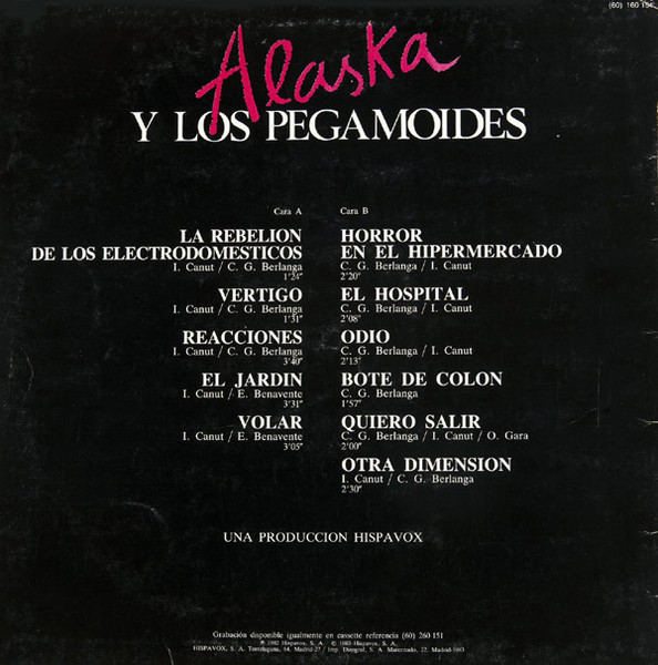 Alaska Y Los Pegamoides - Alaska Y Los Pegamoides | Hispavox ((60) 160 151) - 2 Alaska Y Los Pegamoides - Alaska Y Los Pegamoides | Hispavox ((60) 160 151) - 2