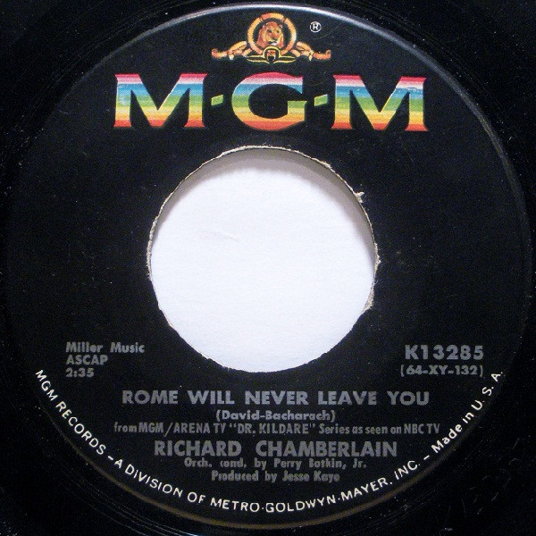 Richard Chamberlain - Rome Will Never Leave You | MGM Records (K13285) - 3 Richard Chamberlain - Rome Will Never Leave You | MGM Records (K13285) - 3