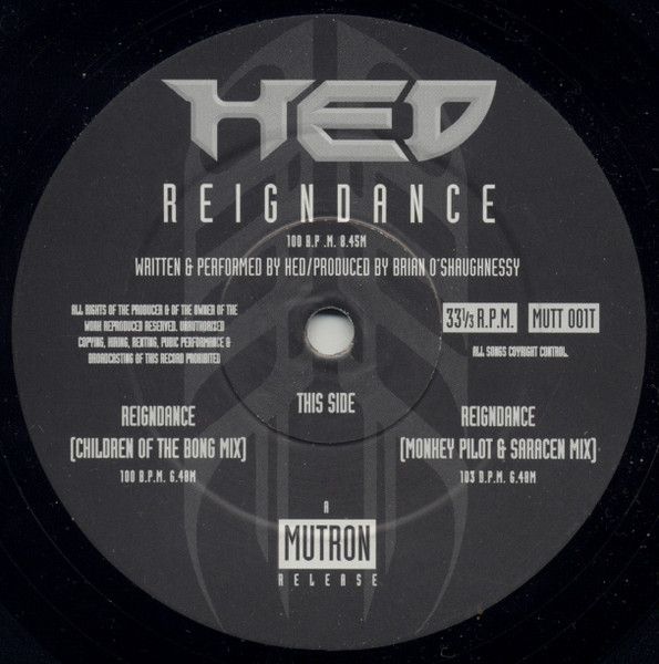 HED - Reigndance | Mutron (MUTT 001T) - 2