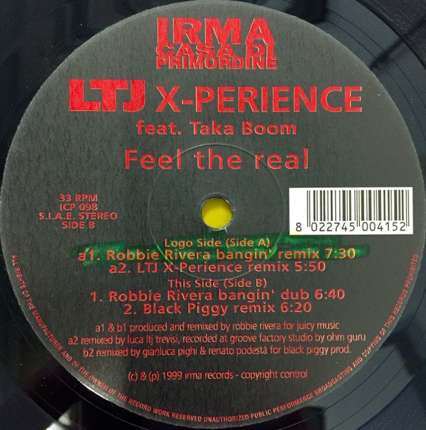 LTJ X-Perience - Feel The Real | Irma CasaDiPrimordine (ICP 098) - 2 LTJ X-Perience - Feel The Real | Irma CasaDiPrimordine (ICP 098) - 2