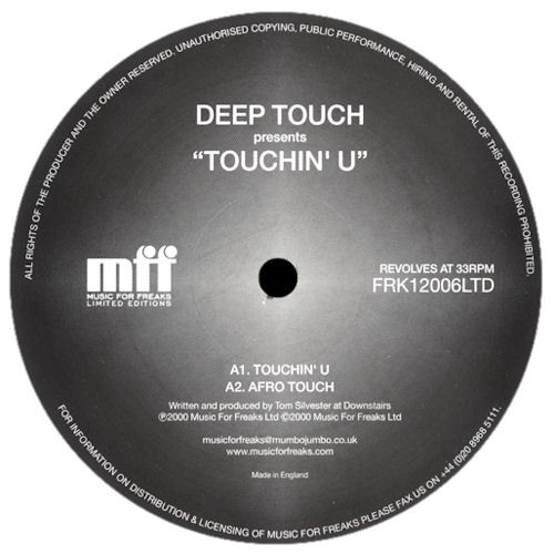 Deep Touch - Touchin' U | Music For Freaks (FRK12006LTD) - 2 Deep Touch - Touchin' U | Music For Freaks (FRK12006LTD) - 2