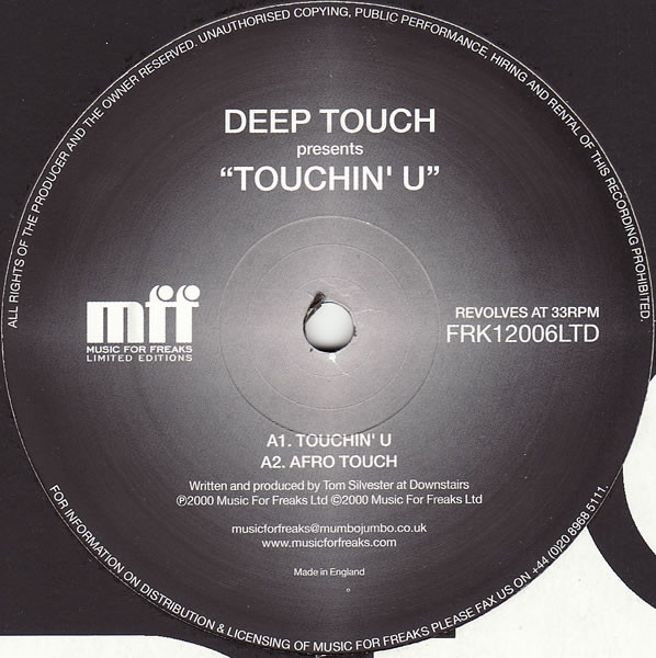 Deep Touch - Touchin' U | Music For Freaks (FRK12006LTD) - main Deep Touch - Touchin' U | Music For Freaks (FRK12006LTD) - main