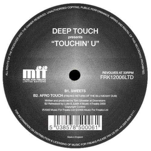 Deep Touch - Touchin' U | Music For Freaks (FRK12006LTD) - 3 Deep Touch - Touchin' U | Music For Freaks (FRK12006LTD) - 3