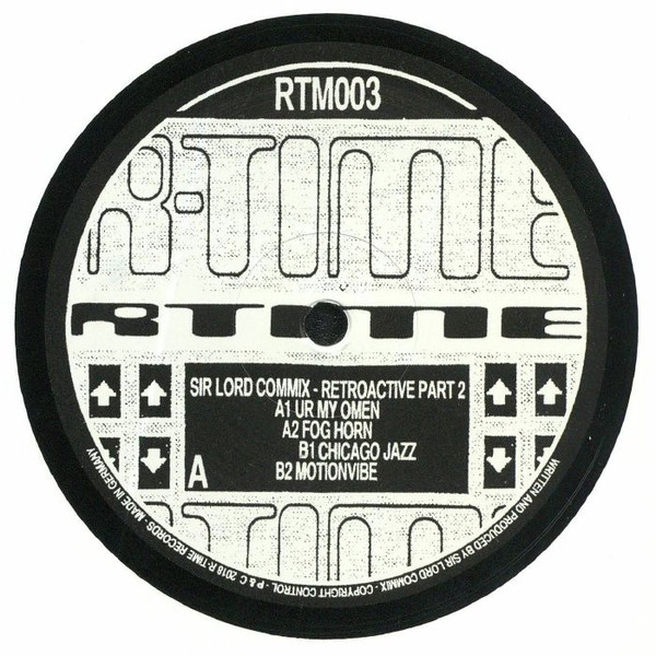 Sir Lord Comixx - Retroactive (Part 2) | R-Time Records (RTM003) - main