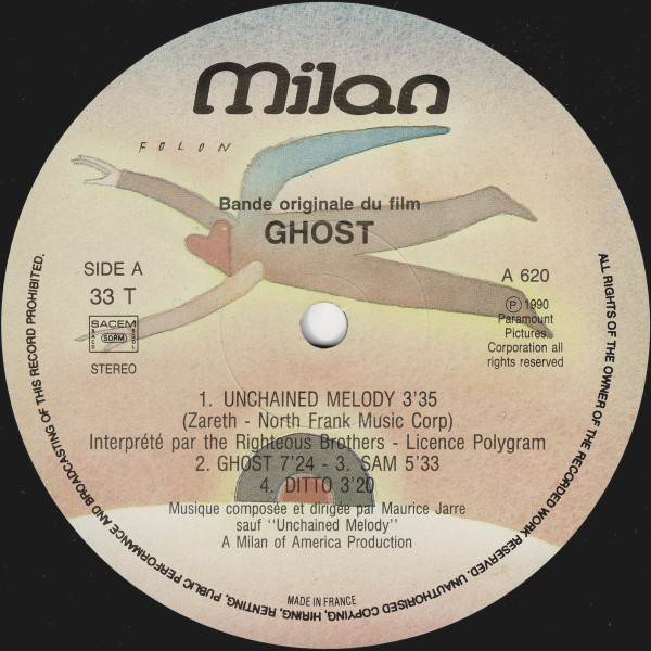 Maurice Jarre - Ghost (Original Motion Picture Soundtrack) | Milan America (FA 620) - 3