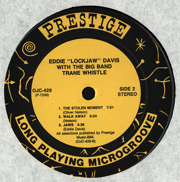 Eddie "Lockjaw" Davis Big Band - Trane Whistle | Original Jazz Classics (OJC-429) - 4