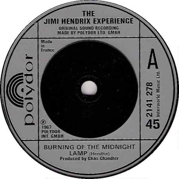 The Jimi Hendrix Experience - Burning Of The Midnight Lamp | Polydor (2141 278)