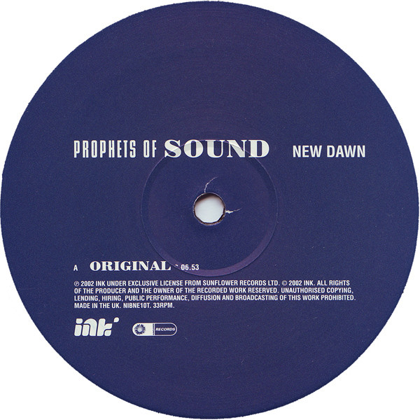 Prophets Of Sound - New Dawn | Ink Records (NIBNE10T) - 3 Prophets Of Sound - New Dawn | Ink Records (NIBNE10T) - 3