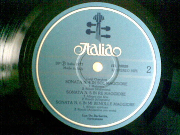 Luigi Cherubini , Lya De Barberis - Sei Sonate Per Fortepiano | Italia (ITL 70020) - 4