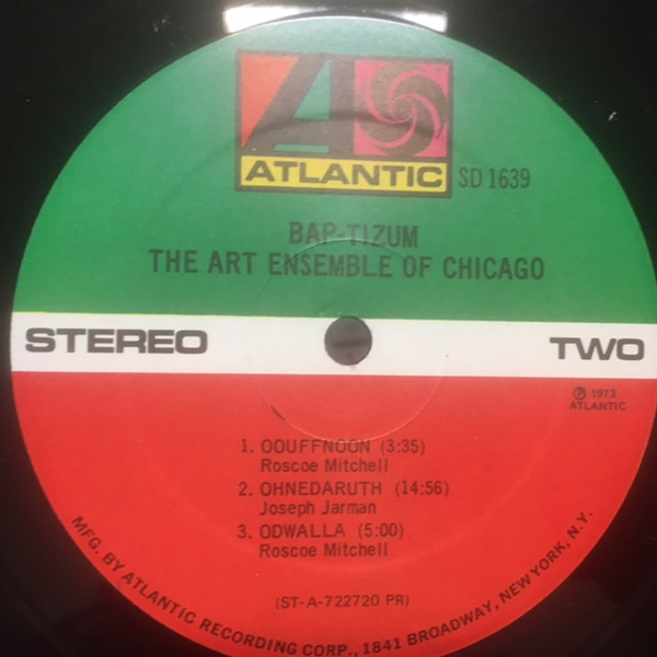 The Art Ensemble Of Chicago - Bap-tizum | Atlantic (SD 1639) - 4