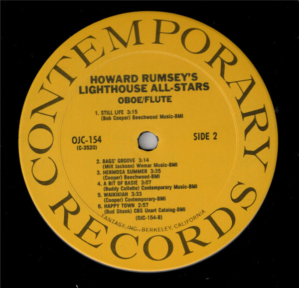 Howard Rumsey's Lighthouse All-Stars - Volume 4, Oboe/Flute | Original Jazz Classics (OJC-154) - 4