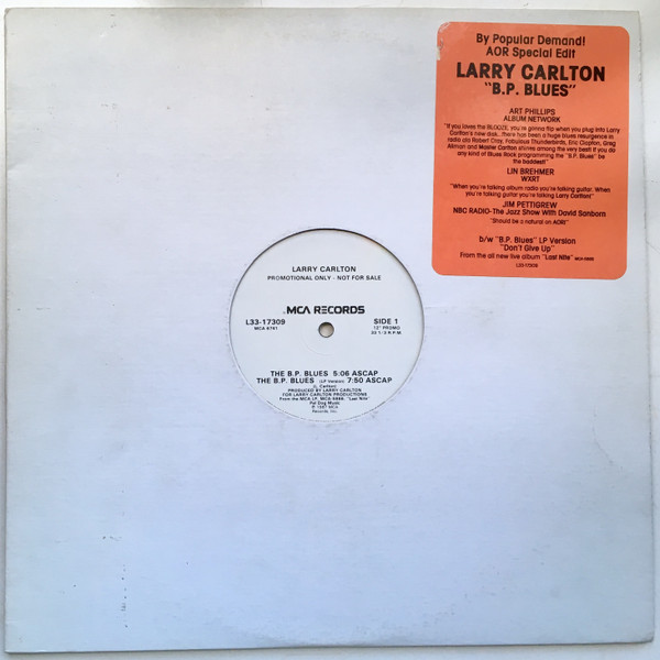 Larry Carlton - The B.P. Blues | MCA Records (L33 17309)