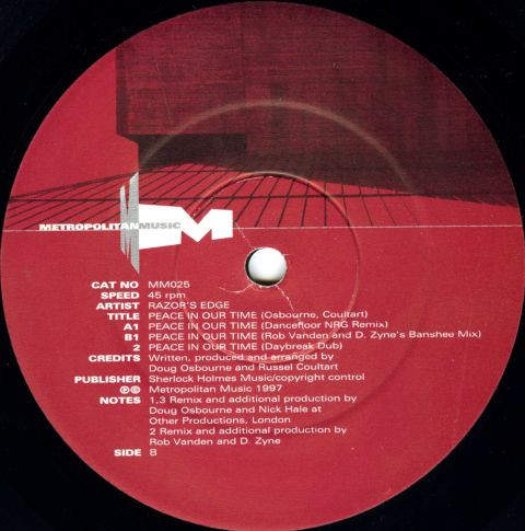 Razor's Edge - Peace In Our Time | Metropolitan Music (MM025)