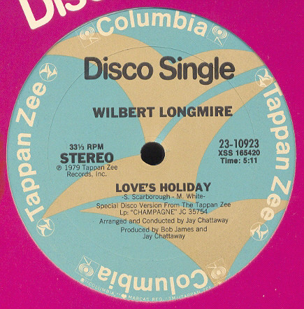 Wilbert Longmire - Love's Holiday / Black Is The Color | Tappan Zee Records (23-10923) - main