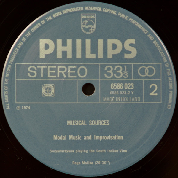 R. K. Suryanarayana - Suryanarayana Playing The South Indian Vina | Philips (6586 023) - 4