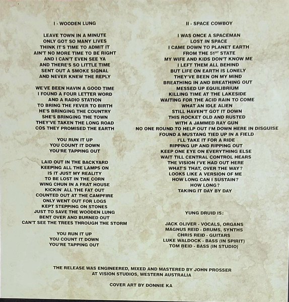 Yung Druid - Wooden Lungs | Totem Cat Records (Totem 057) - 4 Yung Druid - Wooden Lungs | Totem Cat Records (Totem 057) - 4