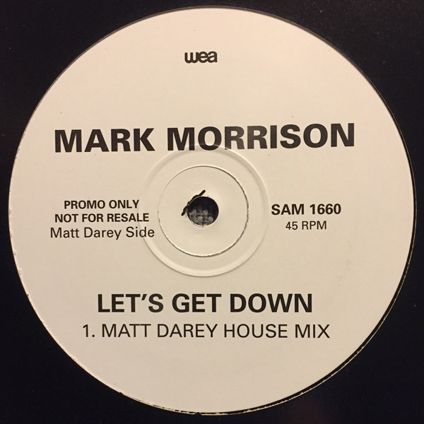 Mark Morrison - Let's Get Down | WEA (SAM 1660) - 2