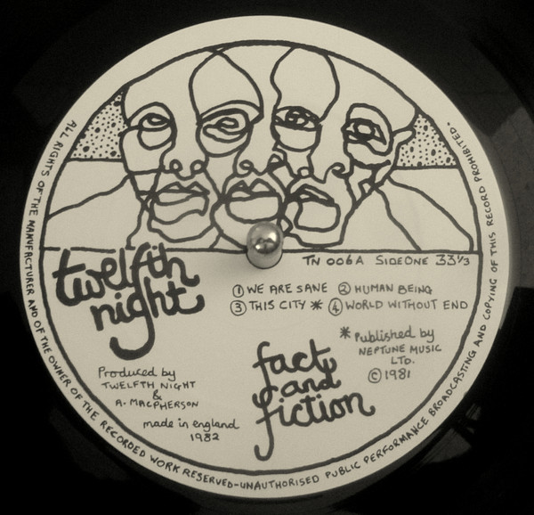Twelfth Night - Fact And Fiction | Not On Label (Twelfth Night Self-released) (TN-006) - 3