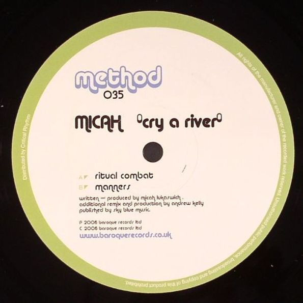 Micah - Cry A River | Method Records (method035)