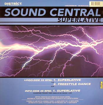 Sound Central - Superlative | District Records (DISTRICT 026) - 2