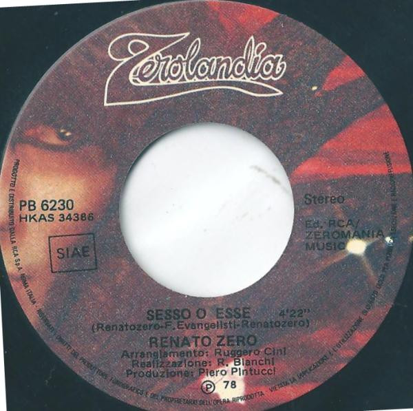 Renato Zero - Triangolo | RCA (PB 6230) - 4