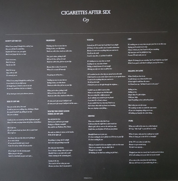Cigarettes After Sex - Cry | Partisan Records (PTKF2173-1) - 3 Cigarettes After Sex - Cry | Partisan Records (PTKF2173-1) - 3