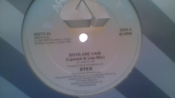 Stex - Boys Are Vain | Arista (RISTX 24)