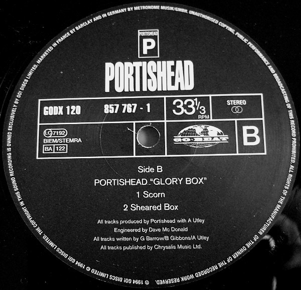 Portishead - Glory Box | Go! Discs (GODX 120) - 4 Portishead - Glory Box | Go! Discs (GODX 120) - 4
