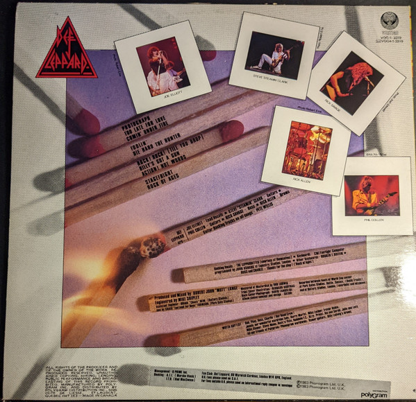 Def Leppard - Pyromania | Vertigo (VOG-1-3319) - 2
