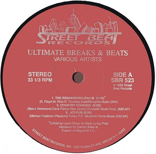 Various - Ultimate Breaks & Beats | Street Beat Records (SBR 523) - 3