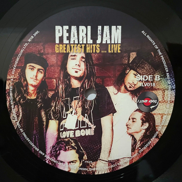 Pearl Jam - Greatest Hits... Live | I Love Vinyl (ILV018) - 4 Pearl Jam - Greatest Hits... Live | I Love Vinyl (ILV018) - 4