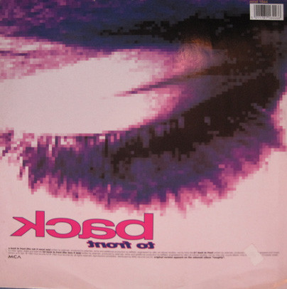 Adamski - Back To Front | MCA Records (MCST 1644) - 2