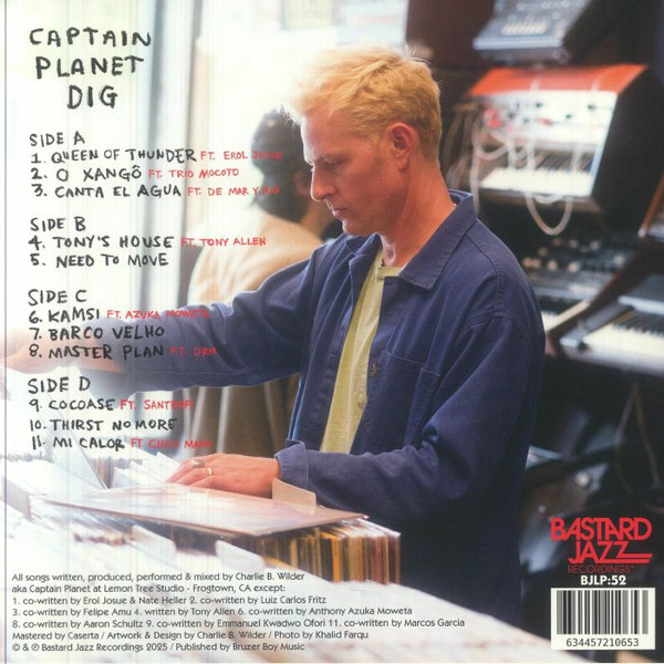Captain Planet - Dig | Bastard Jazz Recordings (BJLP52) - 2
