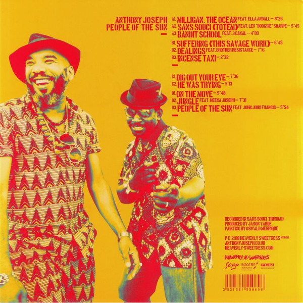 Anthony Joseph - People Of The Sun | Heavenly Sweetness (HS185VL) - 2