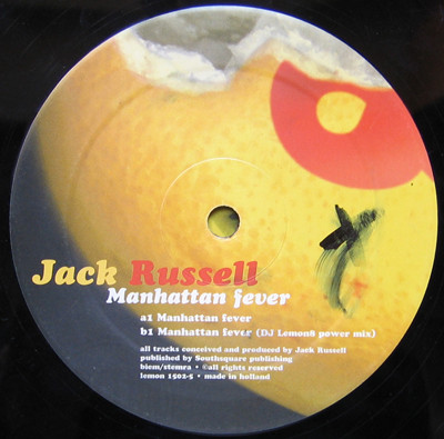 Jack Russell - Manhattan Fever | Lemon8 Records (LEMON 1502-5) - main
