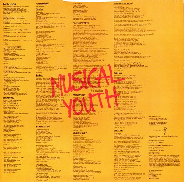 Musical Youth - The Youth Of Today | MCA Records (YOULP 1.) - 3