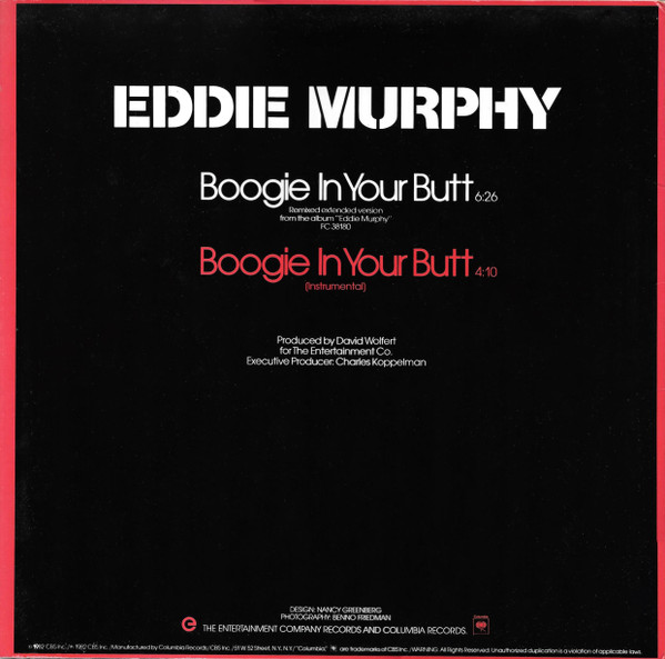 Eddie Murphy - Boogie In Your Butt | Columbia (44-03012) - 2 Eddie Murphy - Boogie In Your Butt | Columbia (44-03012) - 2