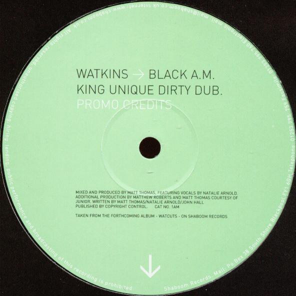 Watkins - Black A.M. | Shaboom Records (1AM)