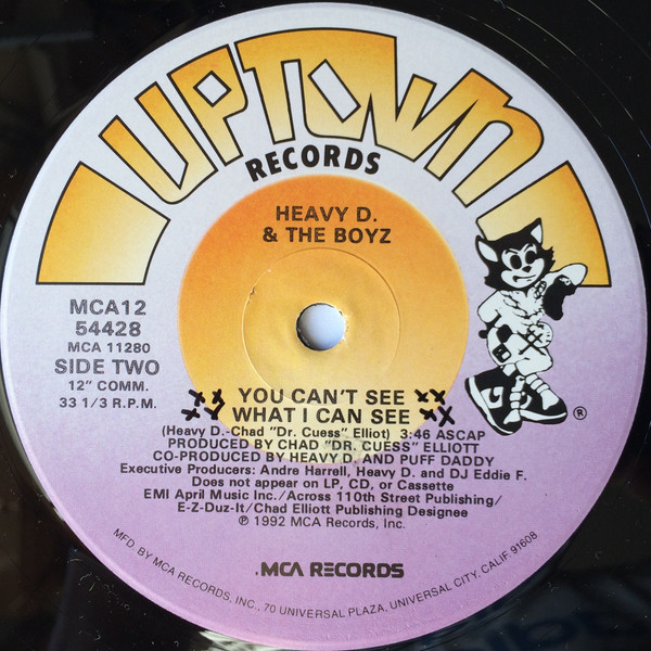 Heavy D. & The Boyz - Don't Curse / You Can't See What I Can See | Uptown Records (MCA12 54428)