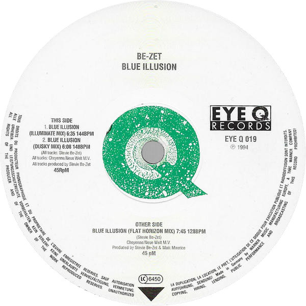 B-Zet - Blue Illusion | Eye Q Records (EYE Q 019)