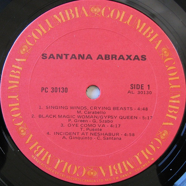 Santana - Abraxas | Columbia (PC 30130) - 4