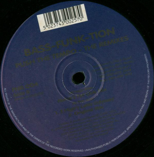 BASS-FUNK-TION - Push The Tempo - The Remixes | Fat 'N Round (FNR 004) BASS-FUNK-TION - Push The Tempo - The Remixes | Fat 'N Round (FNR 004)