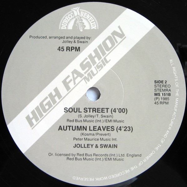 Steve Jolley & Tony Swain - Soul Street | High Fashion Music (MS 151) - 3 Steve Jolley & Tony Swain - Soul Street | High Fashion Music (MS 151) - 3